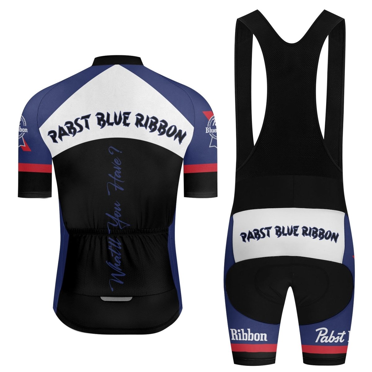 Pabst Blue Ribbon Made To Chill Men's Cycling Jersey Set - Flexiquor.com