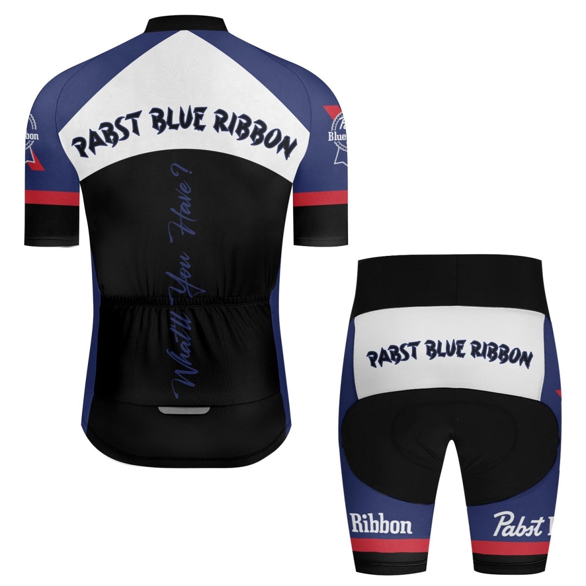 Pabst Blue Ribbon Made To Chill Men's Cycling Jersey Set - Flexiquor.com