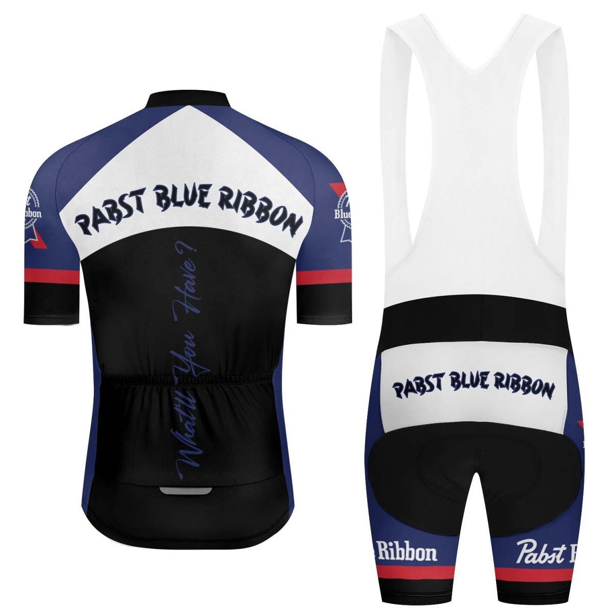 Pabst Blue Ribbon Made To Chill Men's Cycling Jersey Set - Flexiquor.com