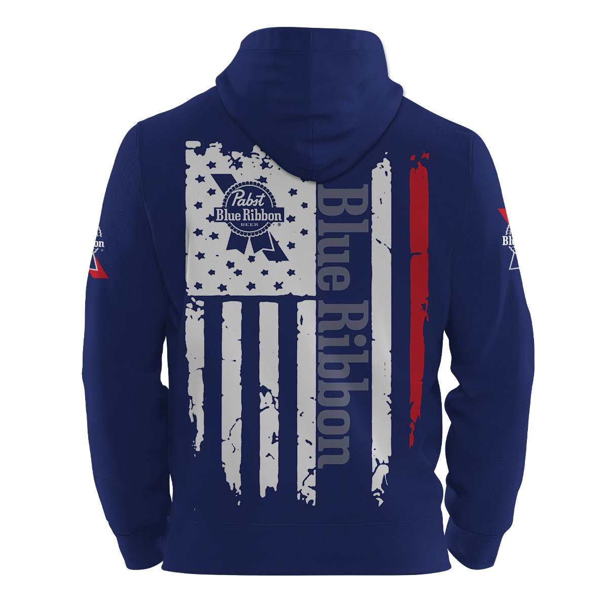 Pabst Blue Ribbon Skull Hoodie & Zip Hoodie - Flexiquor.com