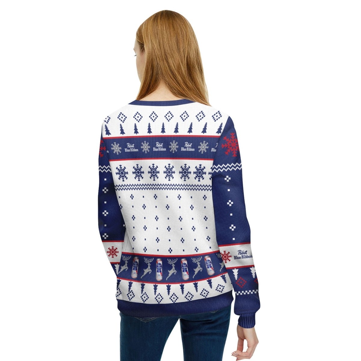 Pabst Blue Ribbon The Grinch Stole Ugly Sweater - Flexiquor.com