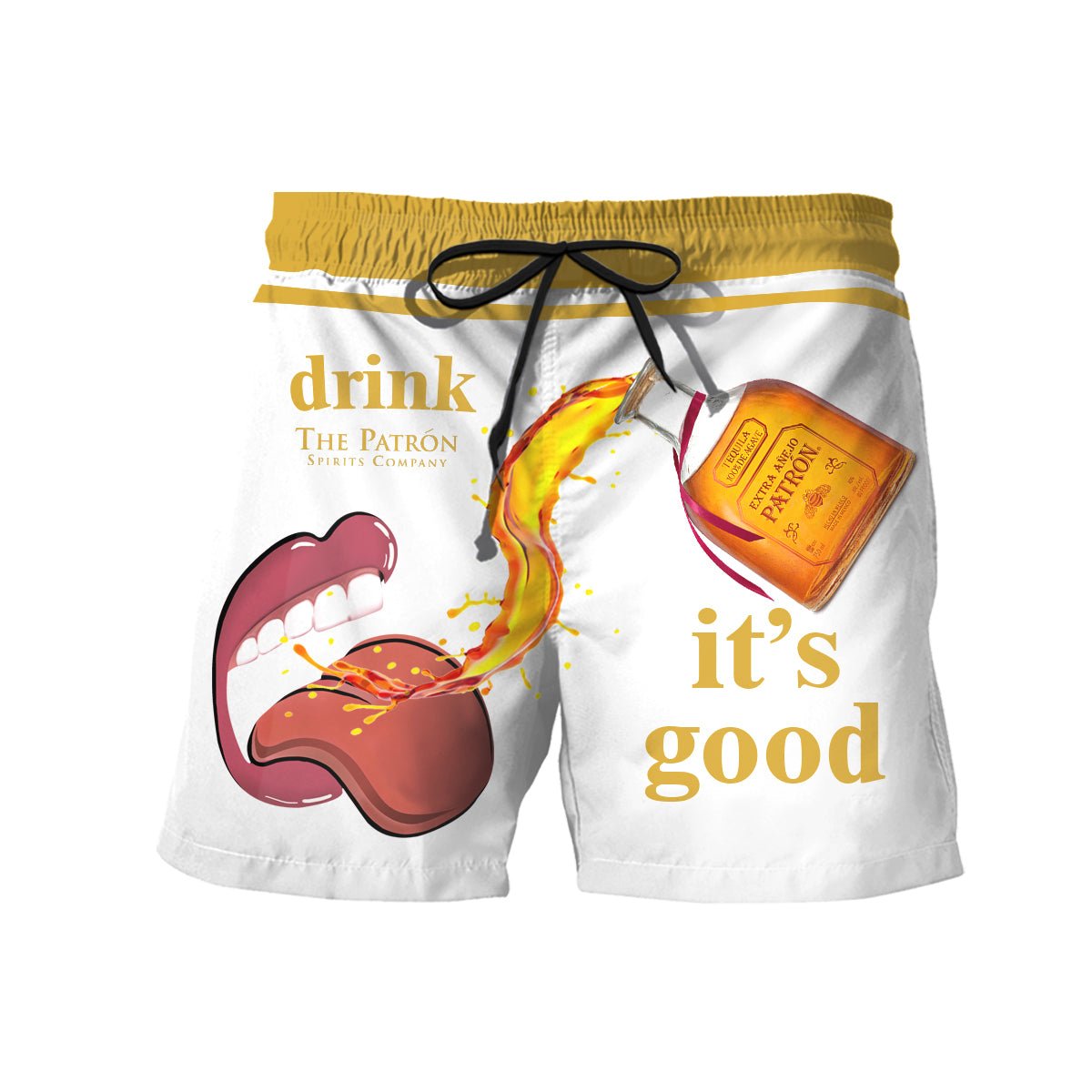 Drink Patron Swim Trunks - Flexiquor.com