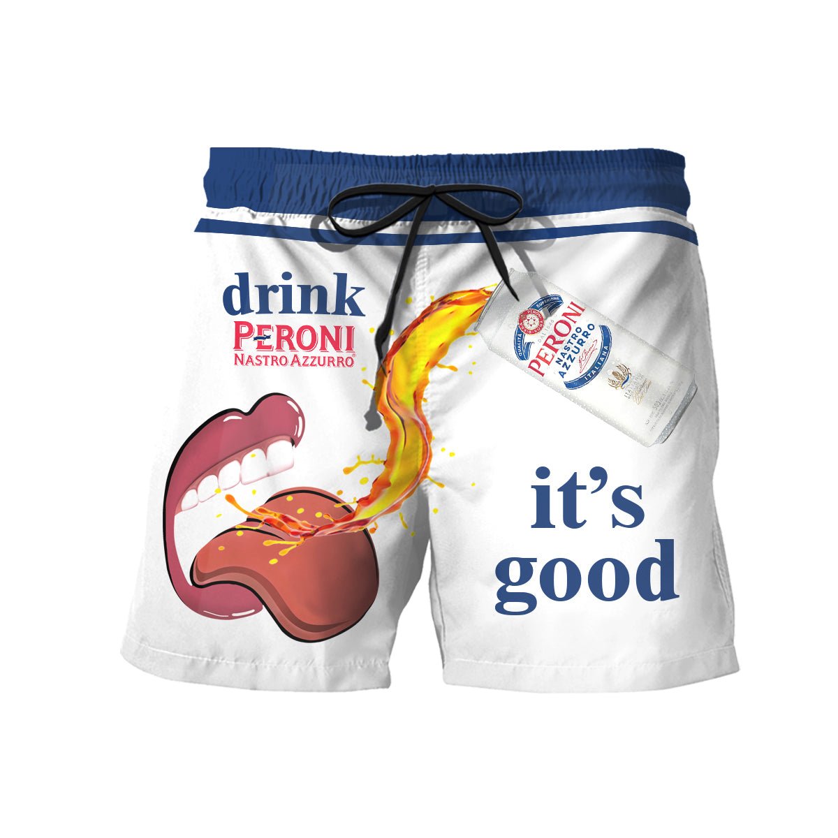 Drink Peroni Nastro Swim Trunks - Flexiquor.com