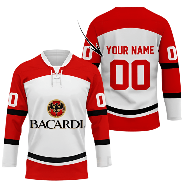 Personalized Bacardi Hockey Jersey - Flexiquor.com