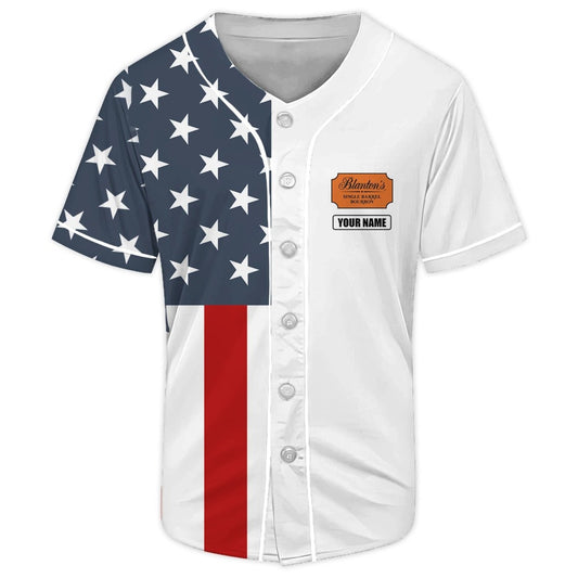 Personalized Blanton's Donald Trump Independence Day Baseball Jersey - Flexiquor.com