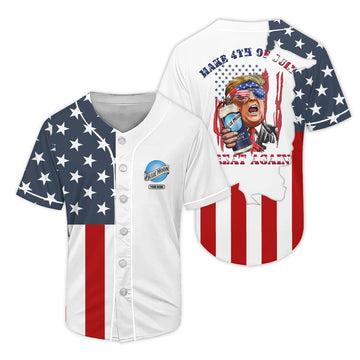 Personalized Blue Moon Donald Trump Independence Day Baseball Jersey - Flexiquor.com