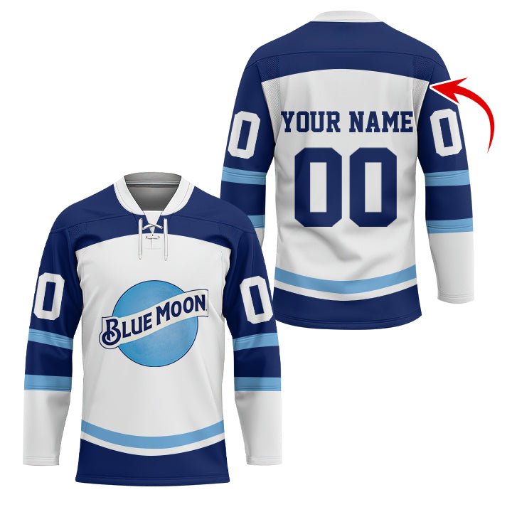Personalized Blue Moon Hockey Jersey - Flexiquor.com