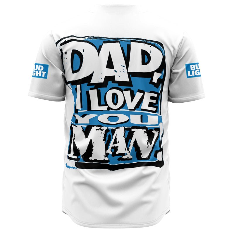 Personalized Bud Light Happy Father's Day Baseball Jersey - Flexiquor.com