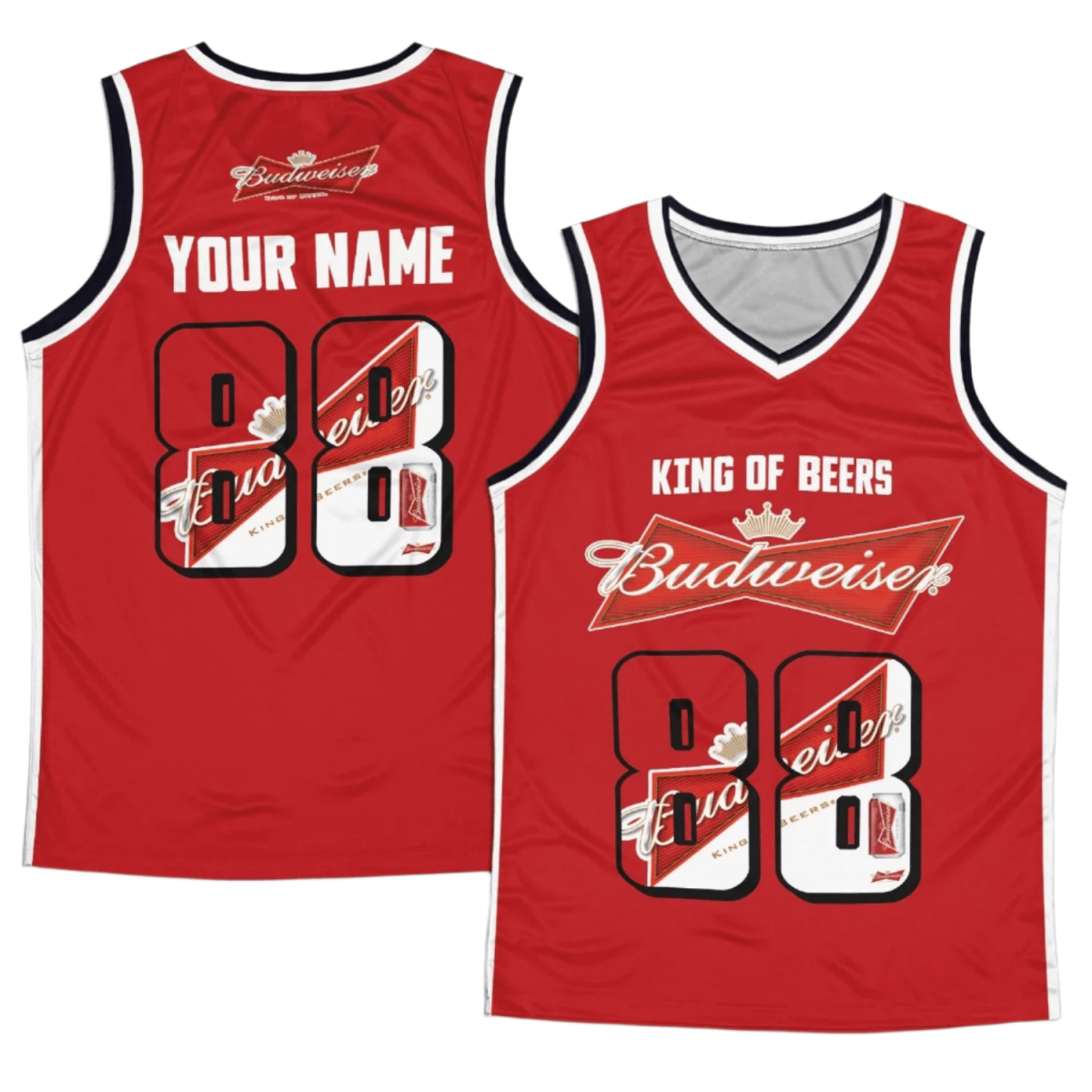 Personalized Budweiser 88 Men's Tank Top - Flexiquor.com