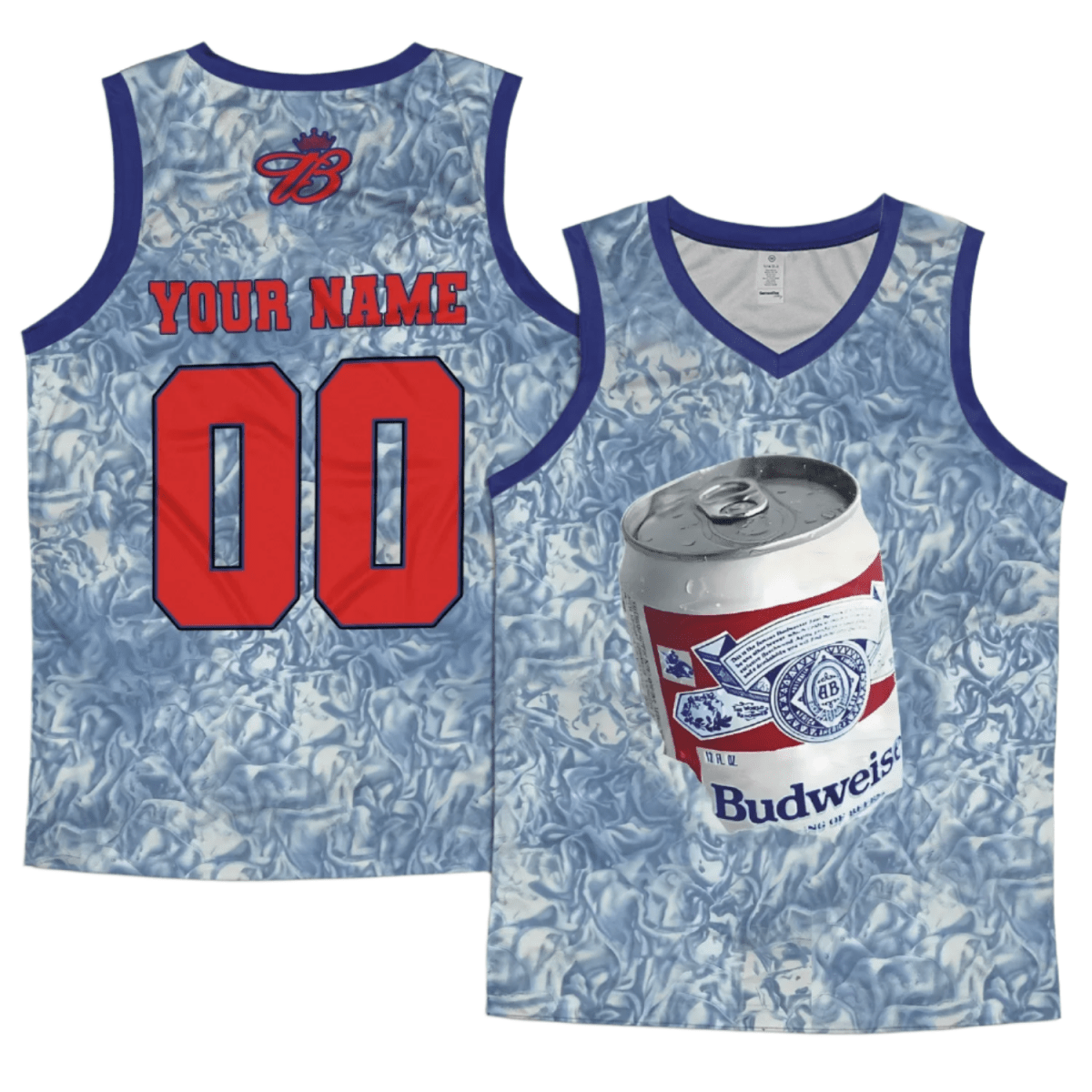 Personalized Budweiser Ice Cold Men's Tank Top - Flexiquor.com