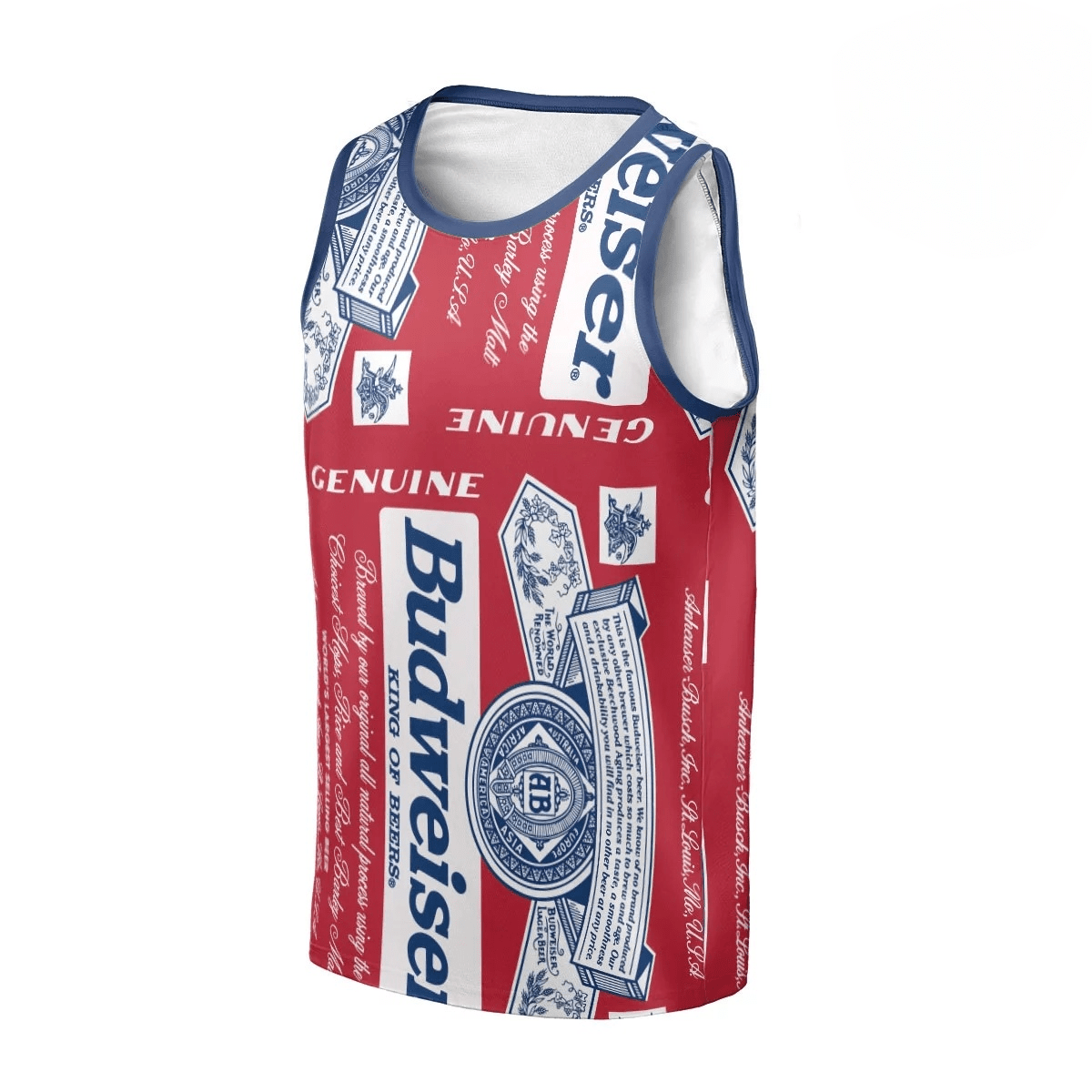 Personalized Budweiser Vintage Men's Tank Top - Flexiquor.com