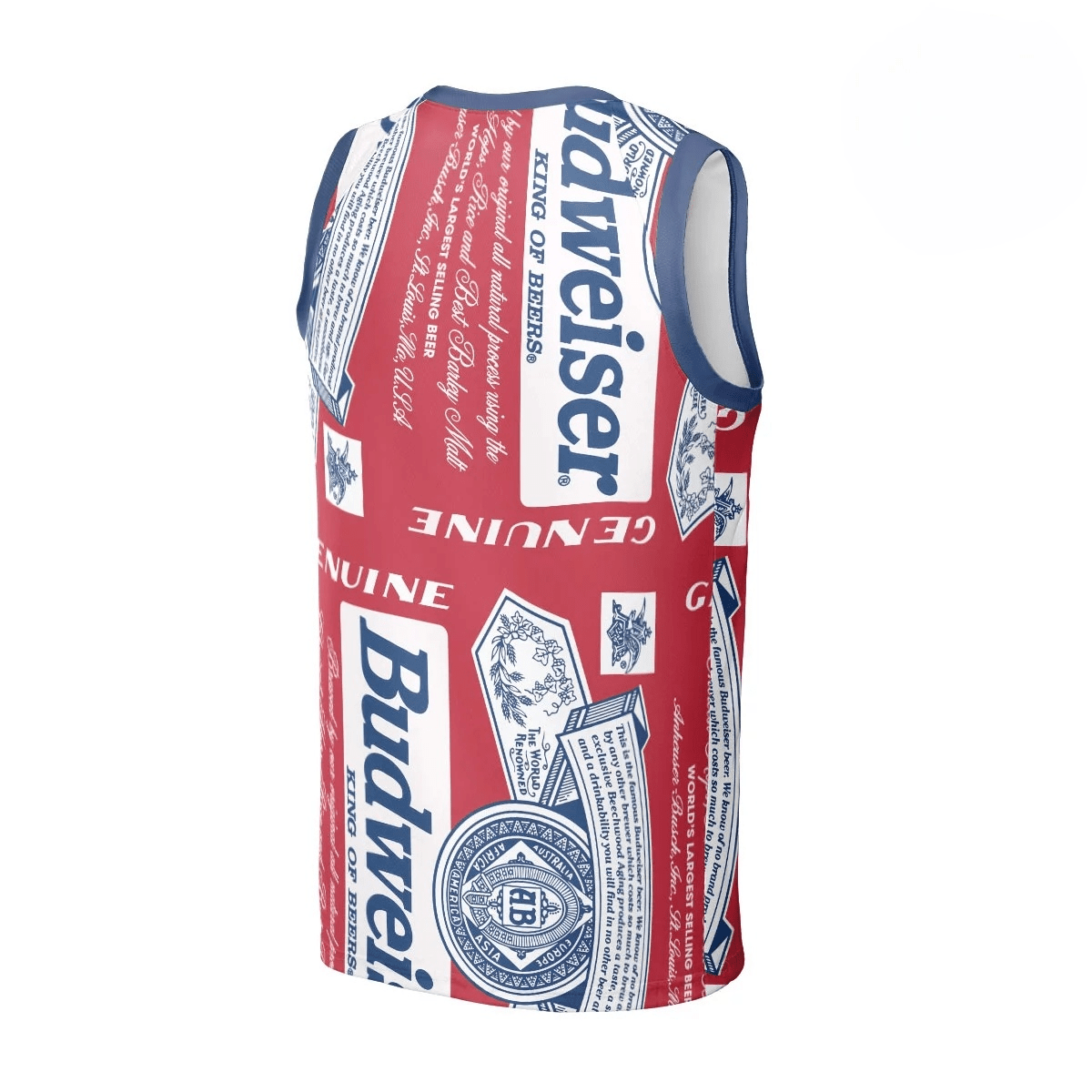 Personalized Budweiser Vintage Men's Tank Top - Flexiquor.com