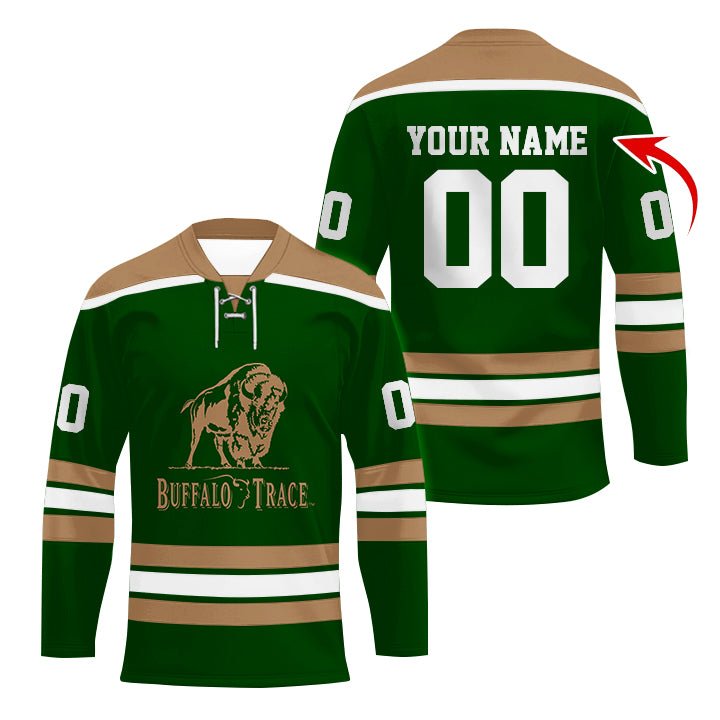 Personalized Buffalo Trace Color Stripe Hockey Jersey - Flexiquor.com