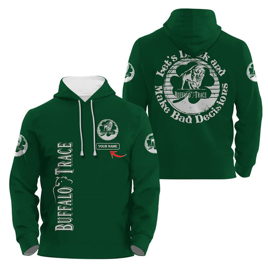 Personalized Buffalo Trace St Patrick's Day Hoodie & Zip Hoodie - Flexiquor.com