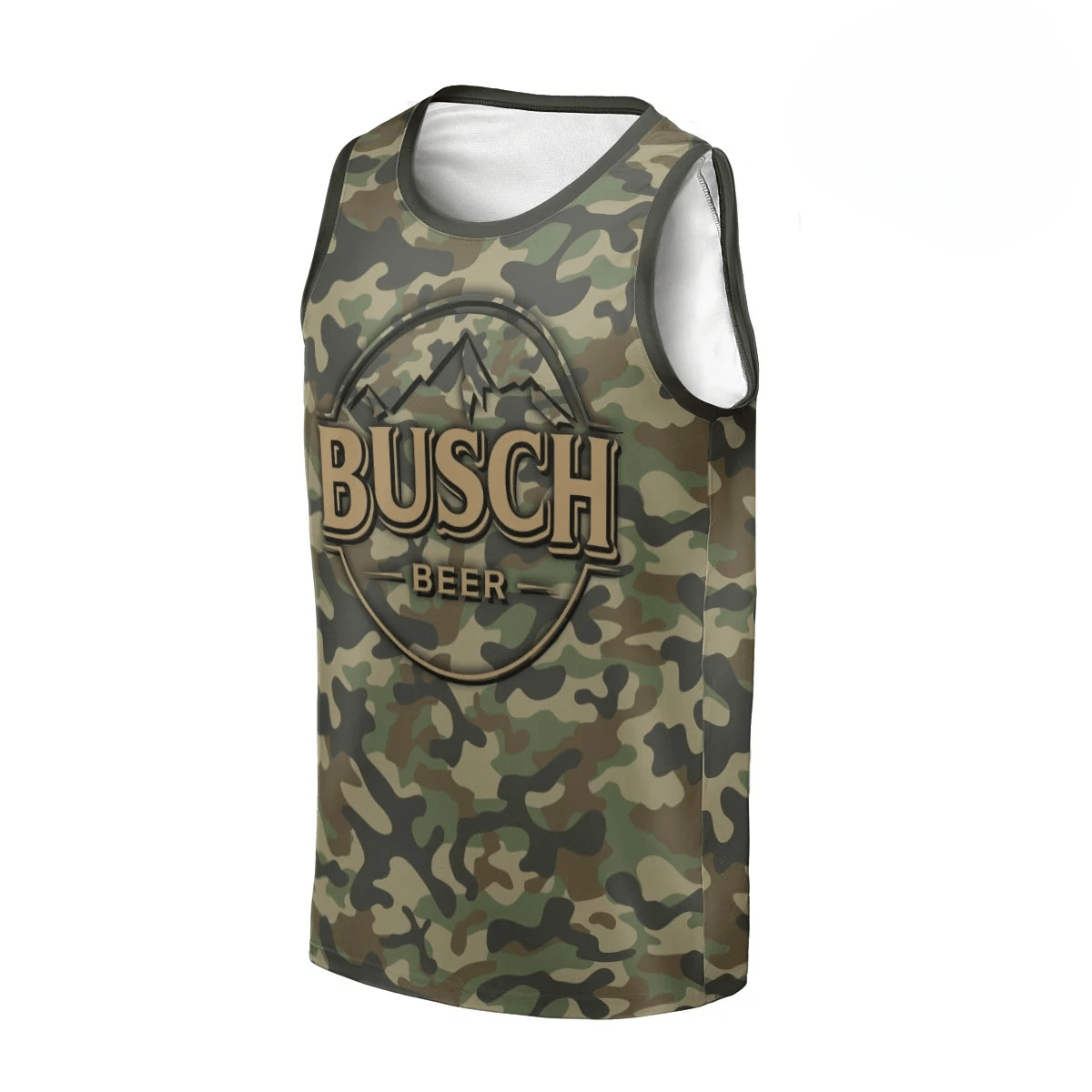 Personalized Busch Beer Camouflage Men's Tank Top - Flexiquor.com