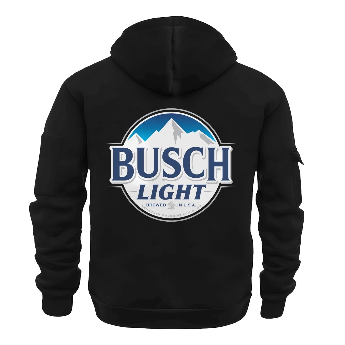 Personalized Busch Light Half Zip Hooded Sweatshirt - Flexiquor.com