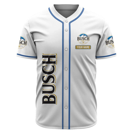 Personalized Busch Light Happy father's day Baseball Jersey - Flexiquor.com