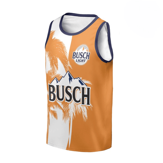 Personalized Busch Light Tropical Men's Tank Top - Flexiquor.com