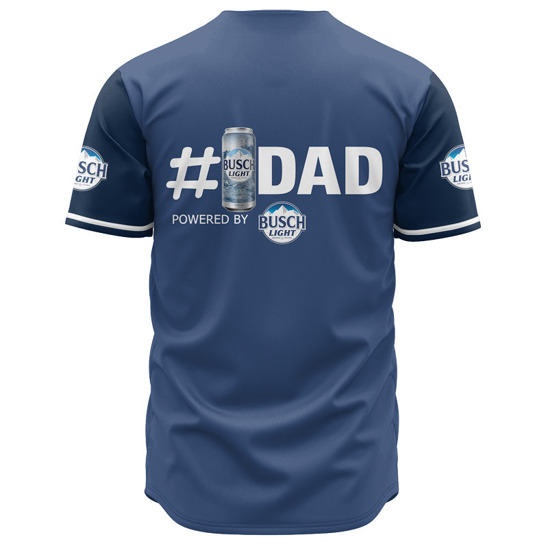 Personalized Busch Light #Dad Baseball Jersey