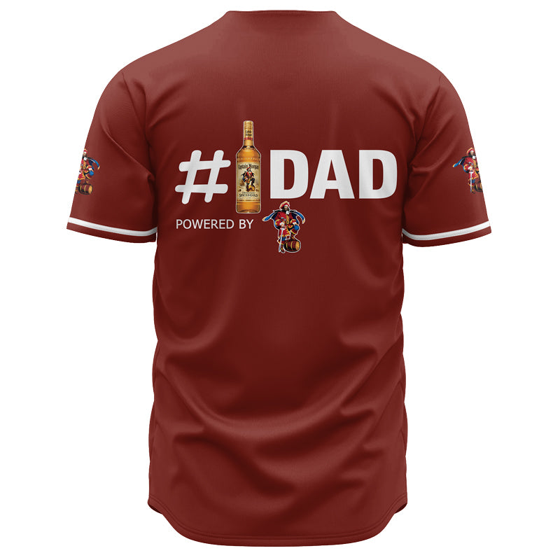 Personalized Captain Morgan Happy Father's Day Baseball Jersey