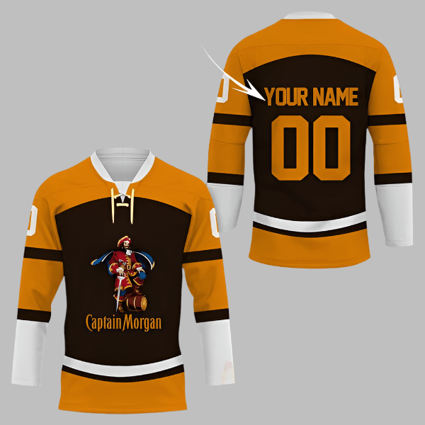 Personalized Captain Morgan Hockey Jersey - Flexiquor.com