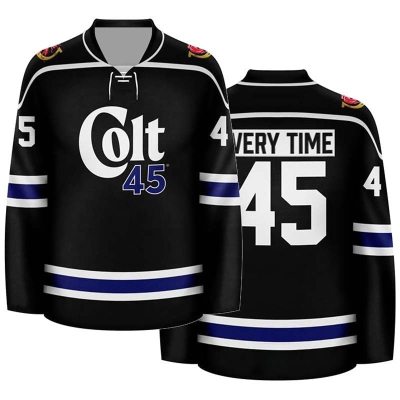 Personalized Colt 45 Stripe Hockey Jersey - Flexiquor.com