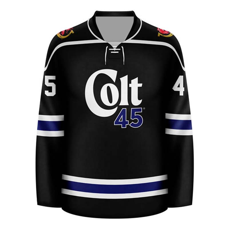 Personalized Colt 45 Stripe Hockey Jersey - Flexiquor.com