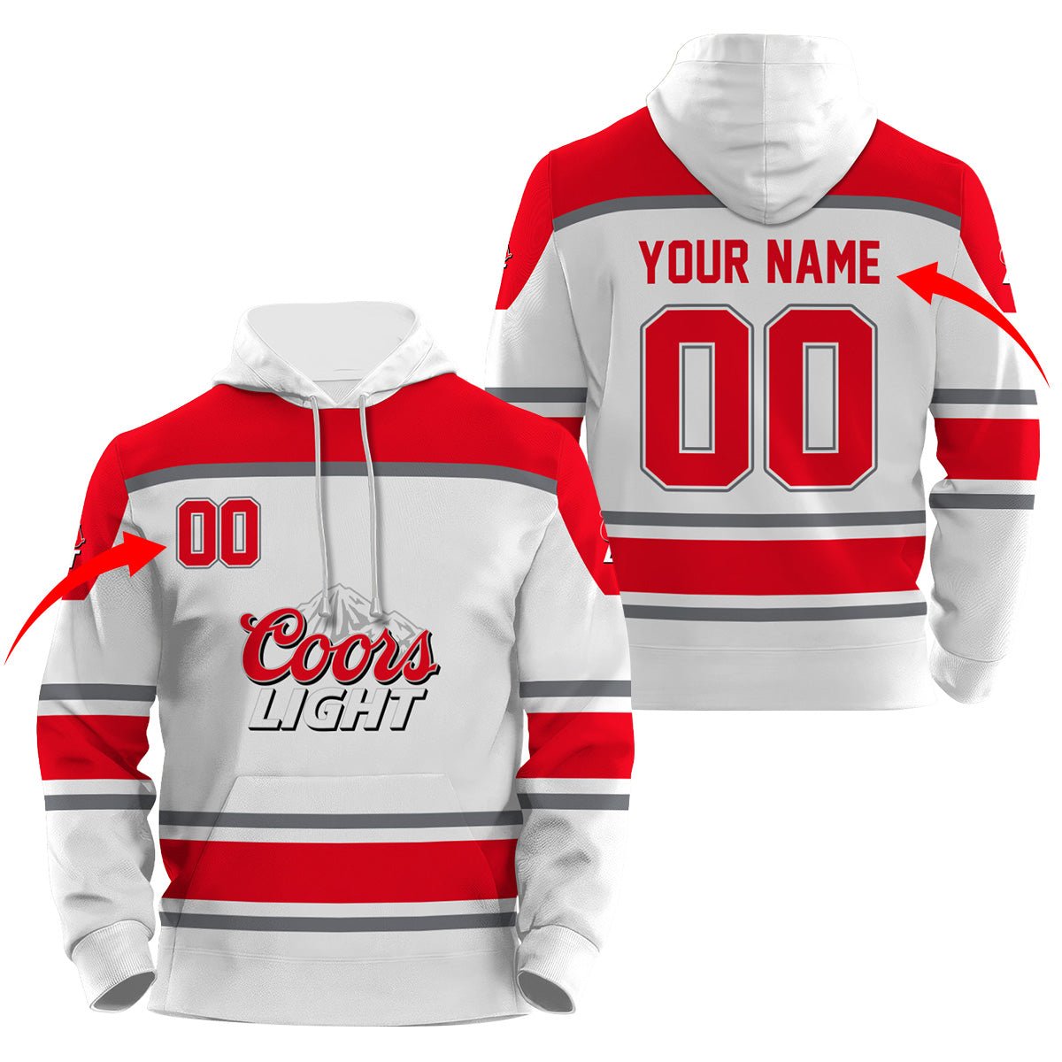 Personalized Coors Light Basic Hoodie & Zip Hoodie - Flexiquor.com