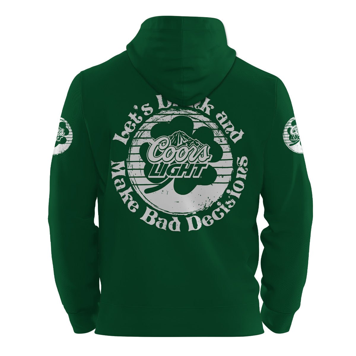 Personalized Coors Light St Patrick's Day Hoodie & Zip Hoodie - Flexiquor.com