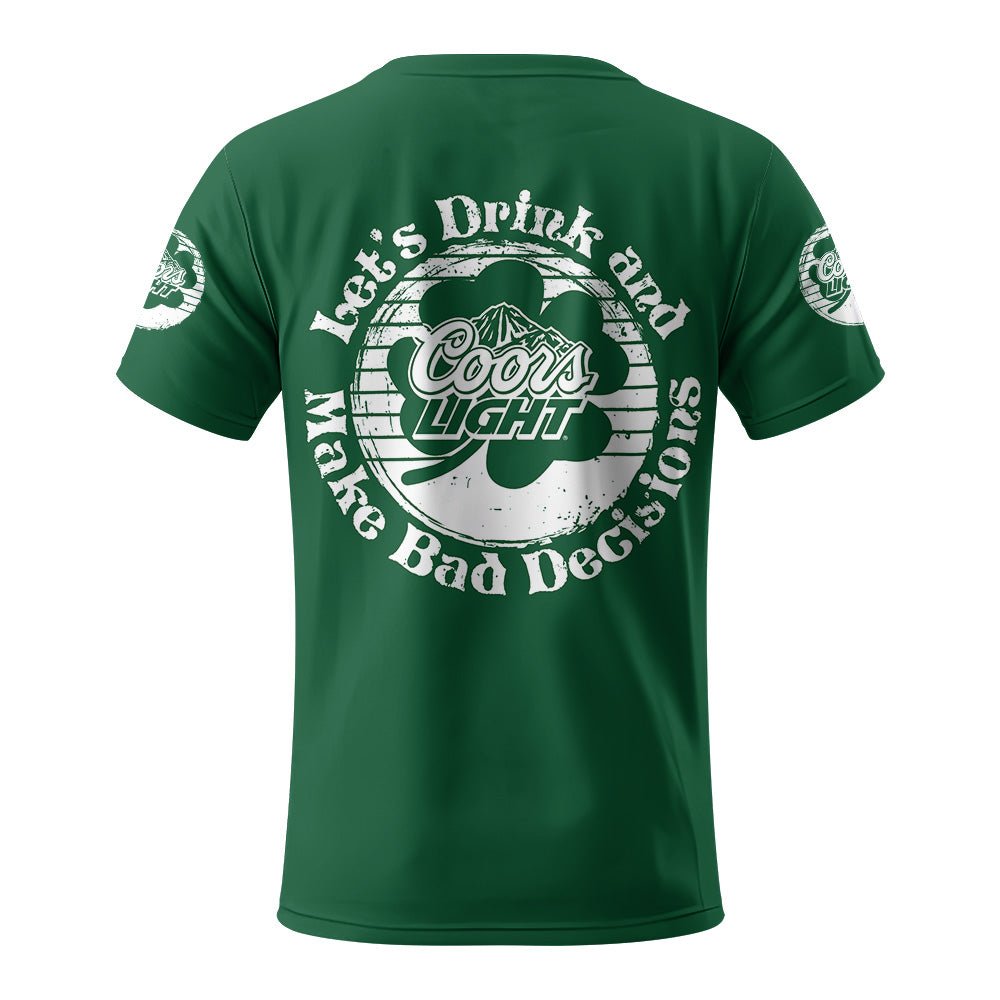 Personalized Coors Light St Patrick's Day T-Shirt - Flexiquor.com