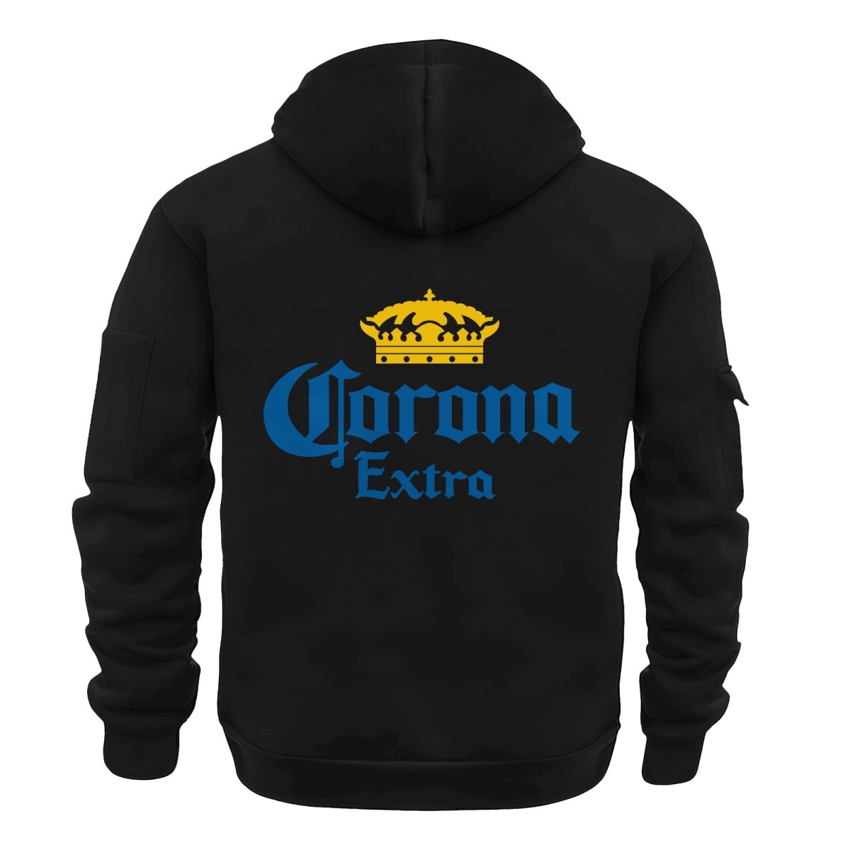 Personalized Corona Extra Half Zip Hooded Sweatshirt - Flexiquor.com