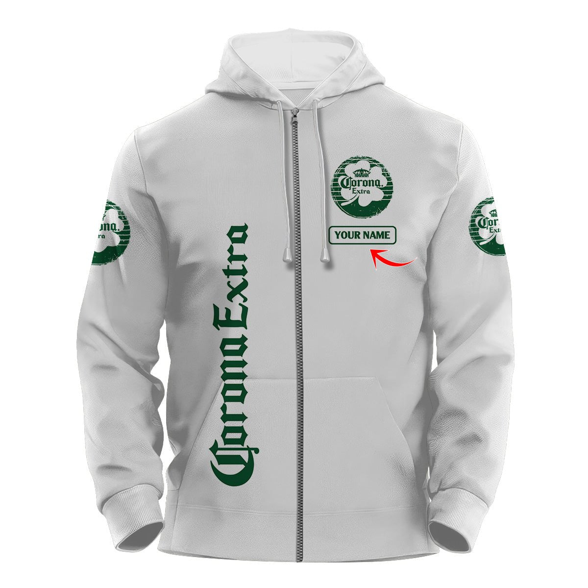 Personalized Corona Extra St Patrick's Day Hoodie & Zip Hoodie - Flexiquor.com