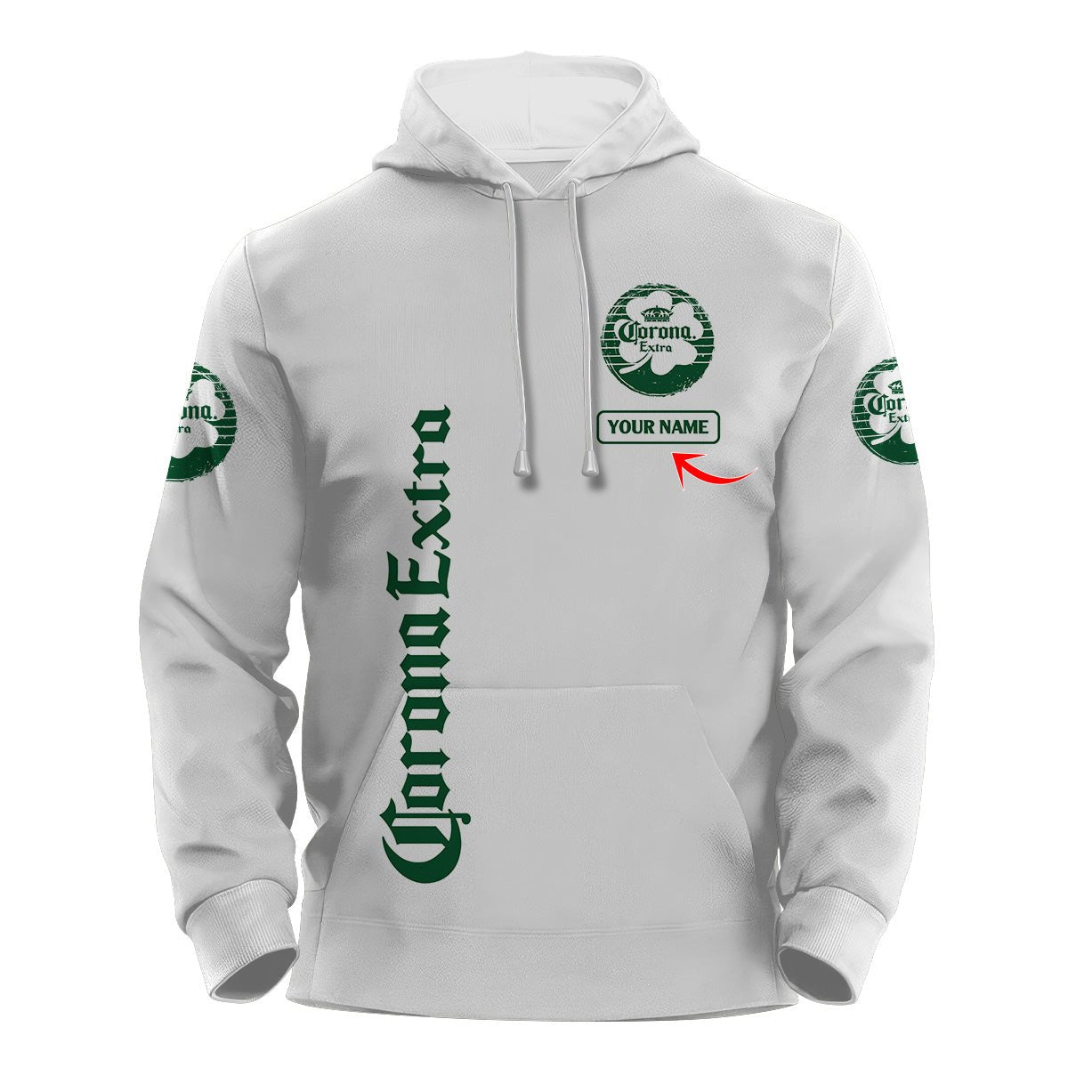 Personalized Corona Extra St Patrick's Day Hoodie & Zip Hoodie - Flexiquor.com