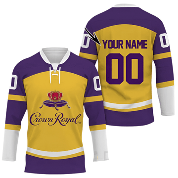 Personalized Crown Royal Hockey Jersey - Flexiquor.com