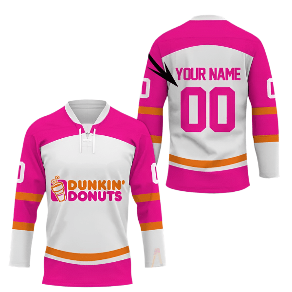 Personalized Dunkin Donuts Hockey Jersey - Flexiquor.com