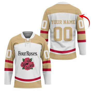 Personalized Four Roses Hockey Jersey - Flexiquor.com