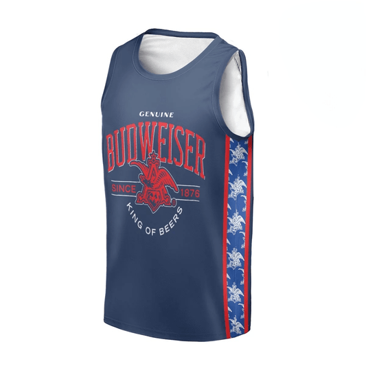 Personalized Genuine Budweiser Men's Tank Top - Flexiquor.com