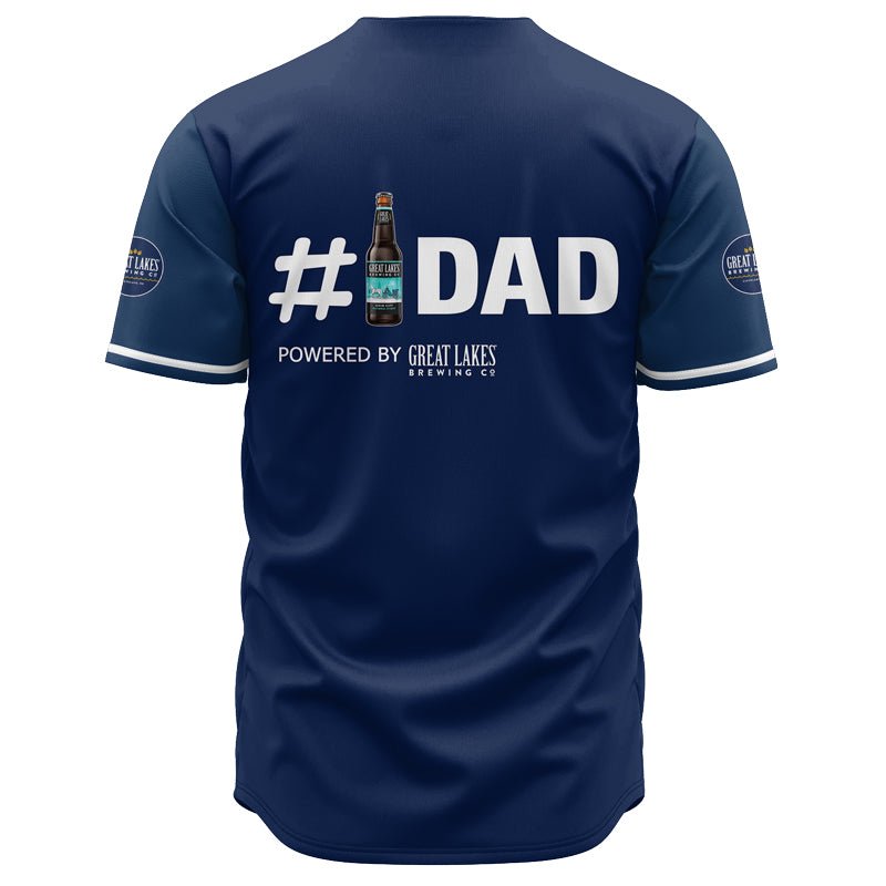 Personalized Great Lakes Happy Father's Day Baseball Jersey - Flexiquor.com