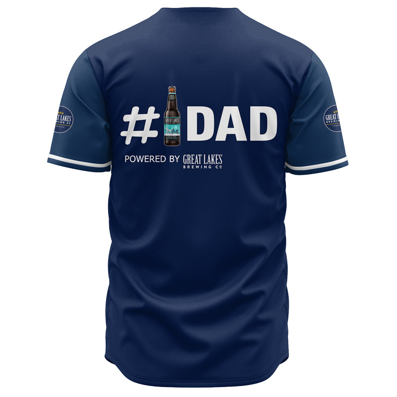 Personalized Great Lakes Happy Father's Day Baseball Jersey