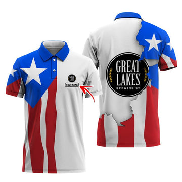 Personalized Great Lakes Puerto Rico Polo Shirt - Flexiquor.com