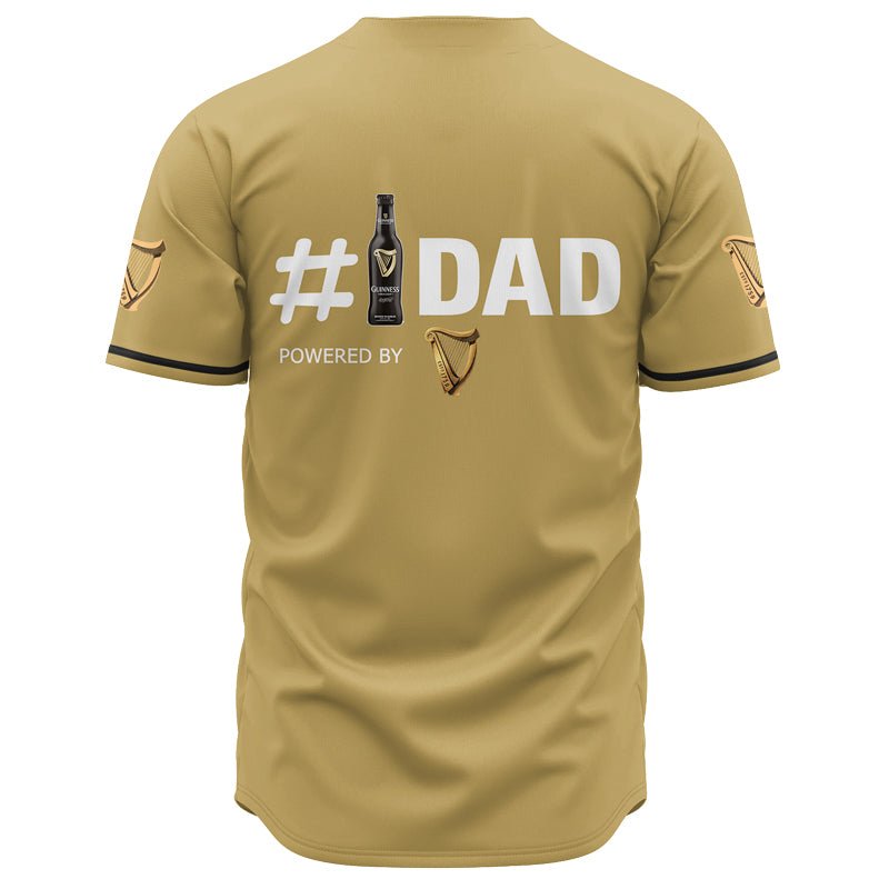 Personalized Guinness Happy Father's Day Baseball Jersey - Flexiquor.com