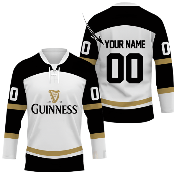 Personalized Guinness Hockey Jersey - Flexiquor.com