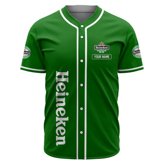 Personalized Heineken Happy Father's Day Baseball Jersey - Flexiquor.com