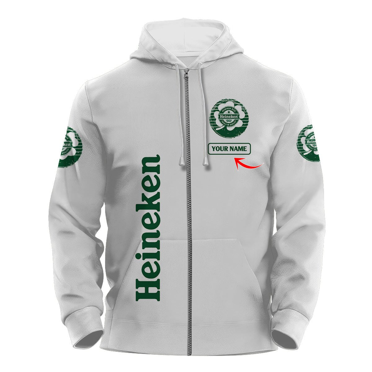 Personalized Heineken St Patrick's Day Hoodie & Zip Hoodie - Flexiquor.com
