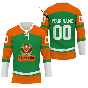 Personalized Jagermeister Hockey Jersey - Flexiquor.com