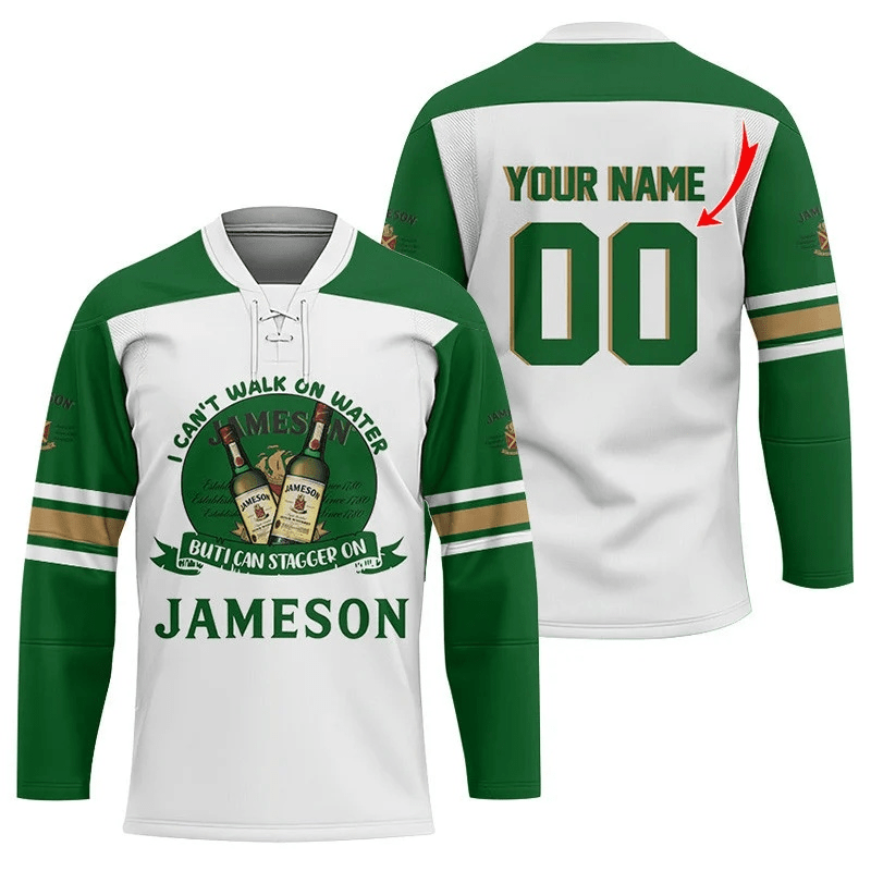 Personalized Jameson Can Stagger On Hockey Jersey - Flexiquor.com