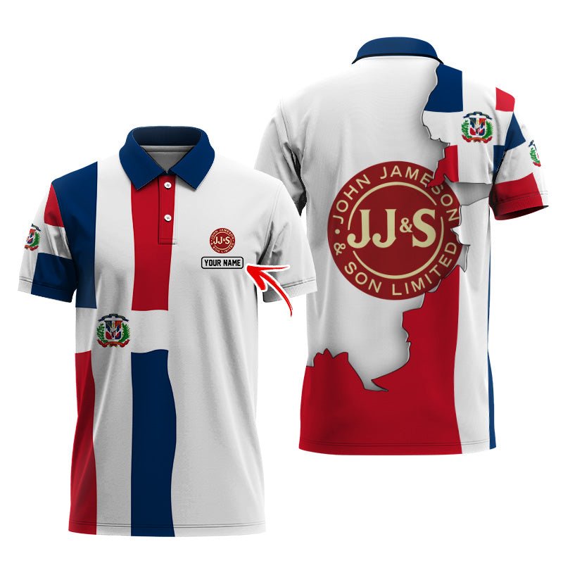 Personalized Jameson Dominican Colors Polo Shirt - Flexiquor.com