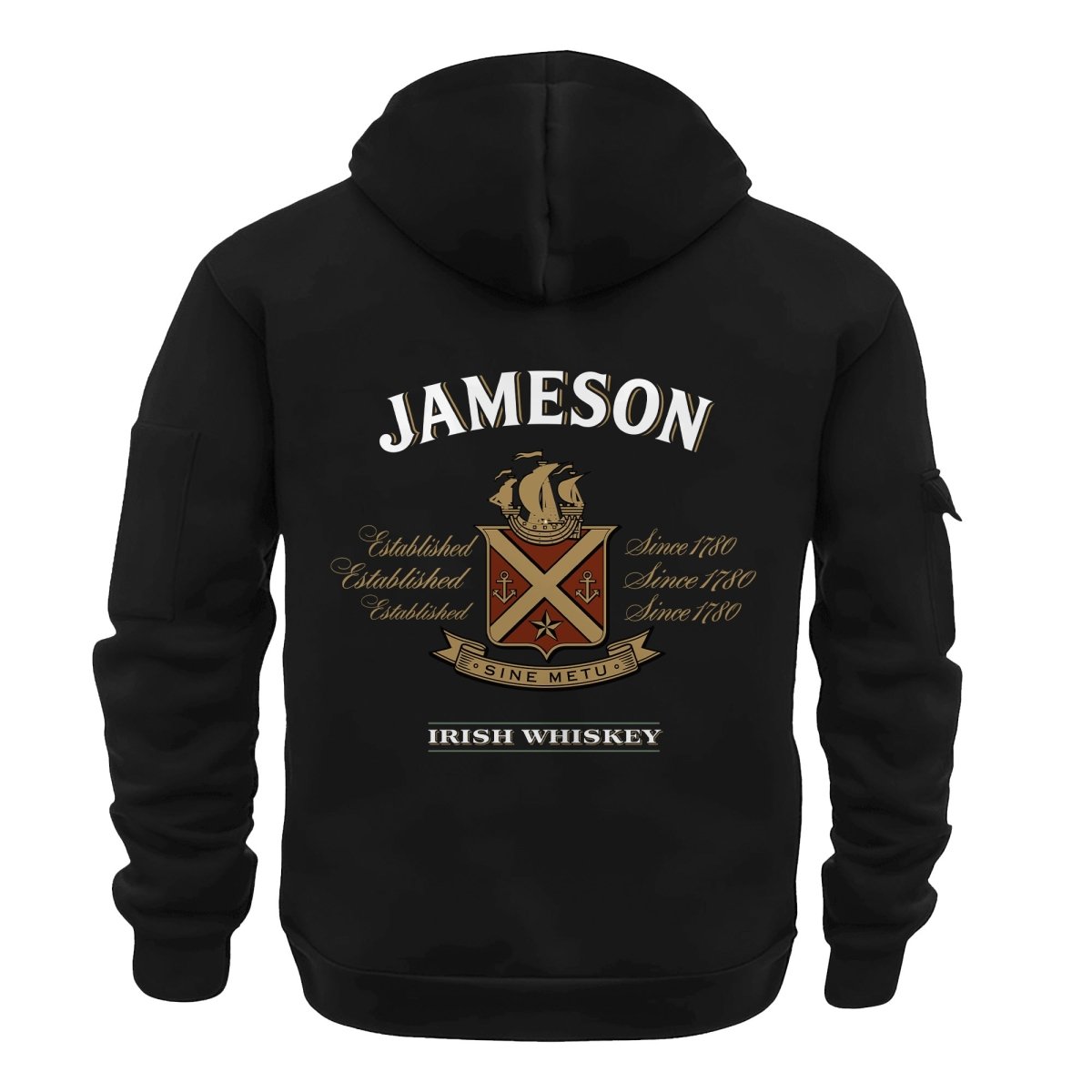 Personalized Jameson Half Zip Hooded Sweatshirt - Flexiquor.com