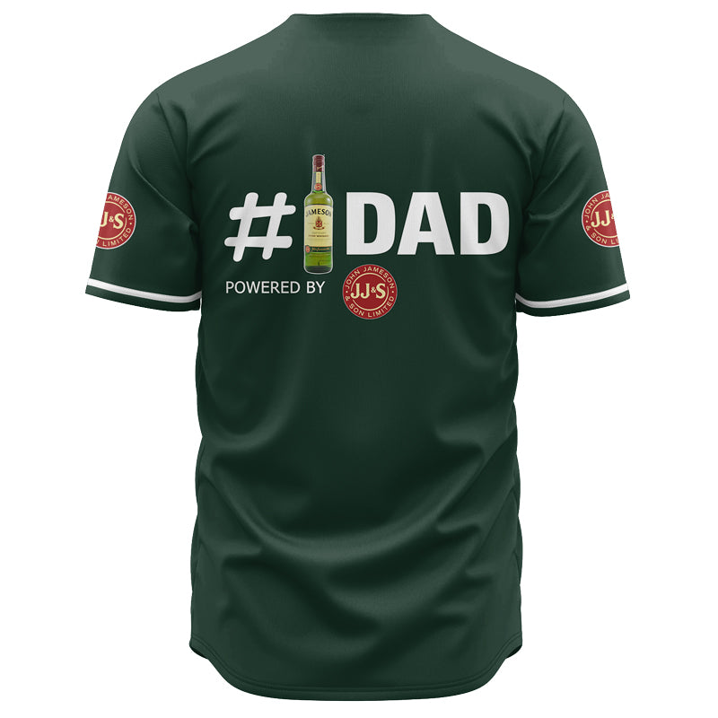 Personalized Jameson Happy Father's Day Baseball Jersey