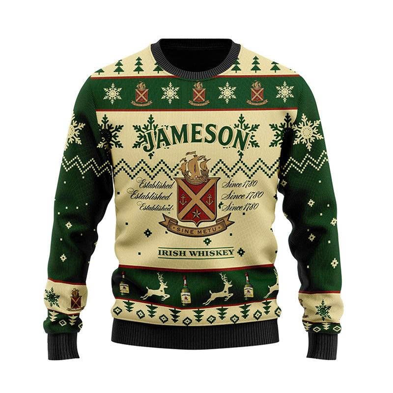 Personalized Jameson Irish Whiskey Sweater - Flexiquor.com